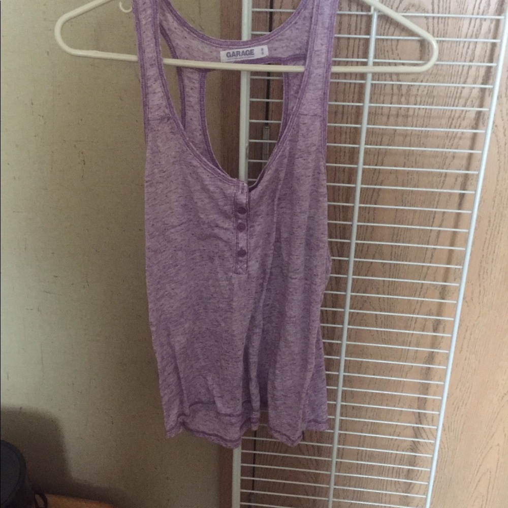 Purple tank top